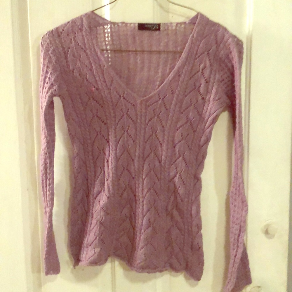 Purple sweater